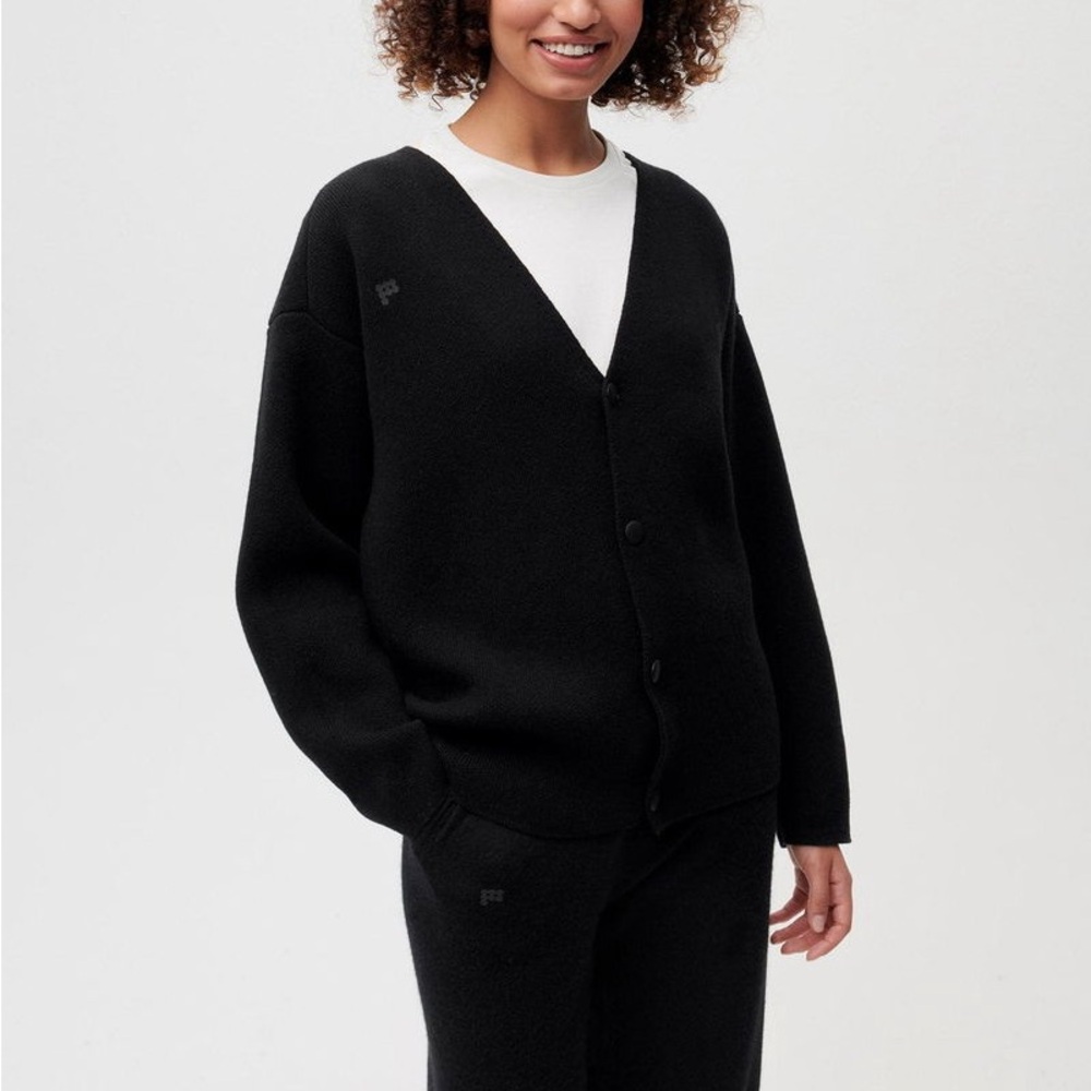 Pangaia Cashmere Wool‎ Button Oversized Sustainable Recycled Cardigan Sz Xs